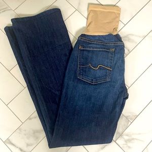 7 for all Mankind Maternity Denim Jeans - Like New - Size 29